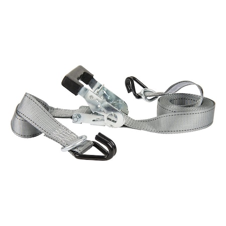 Keeper Keeper 1.5 in. W X 14 ft. L Gray Tie Down w/Ratchet 1000 lb 1 pk 05524